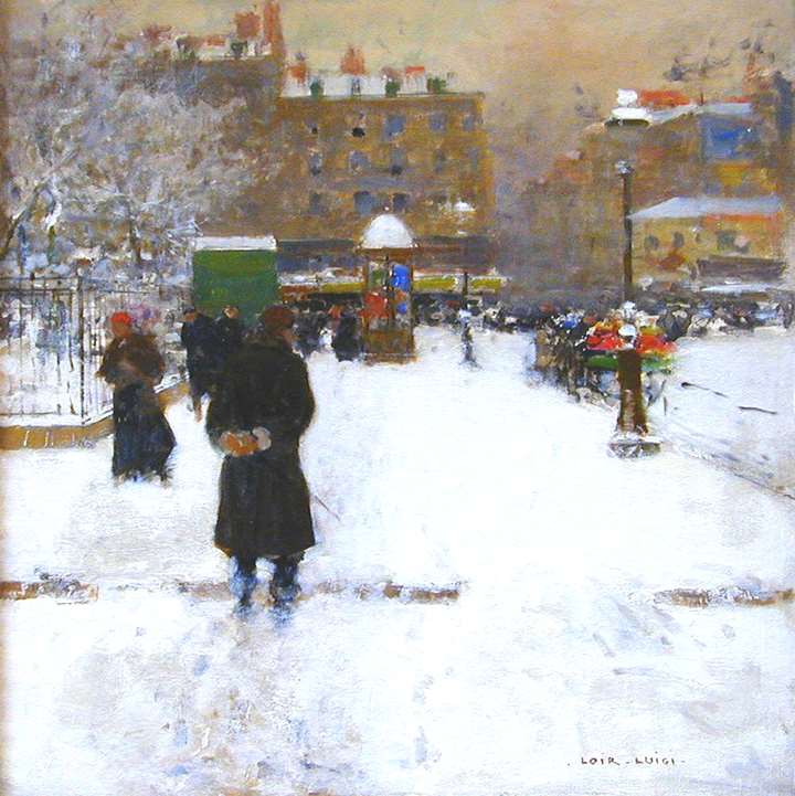 Le Square du Temple, Paris in Winter
